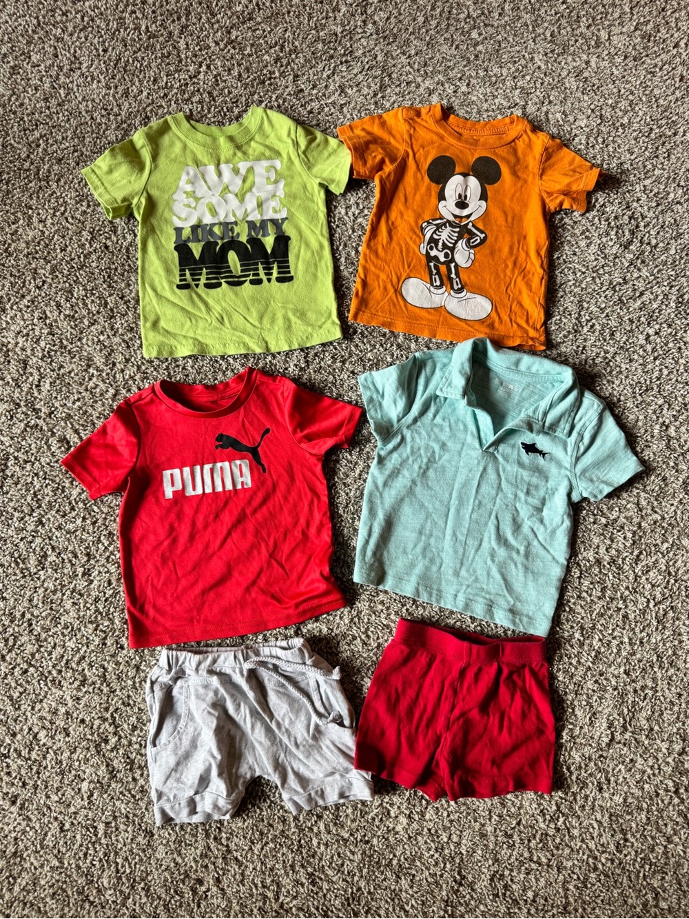 6-Piece Toddler Boy Clothing Lot Size 18M
